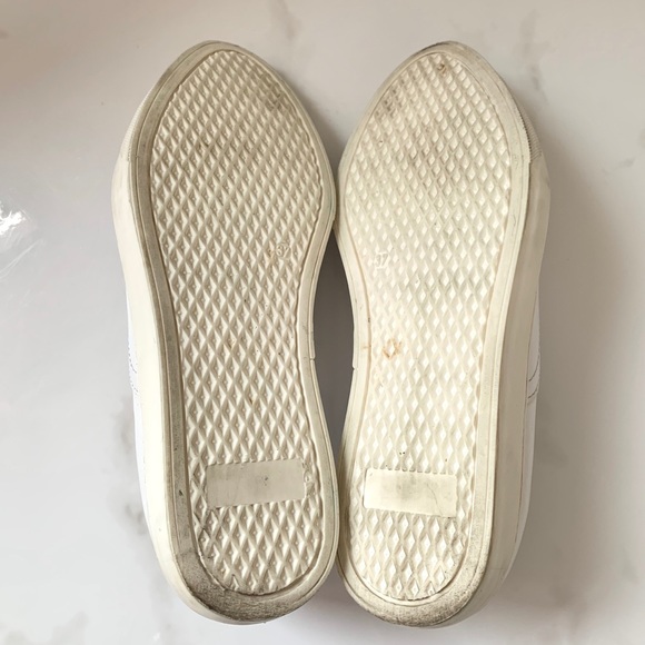 Gabriella White Leather with Gold Tips - Picture 6 of 6